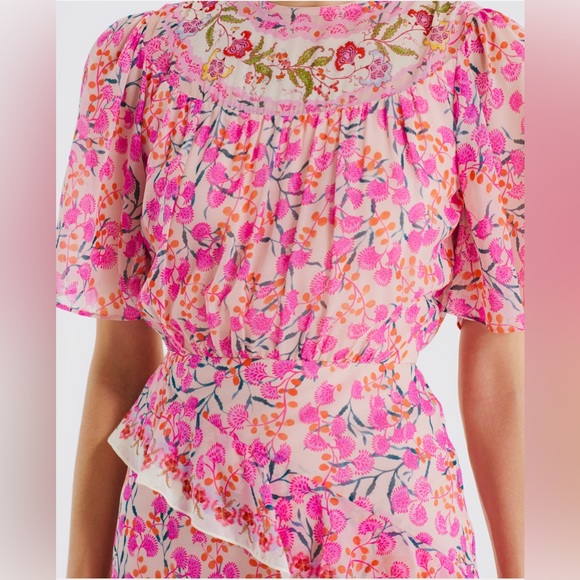 NWT Saloni Vida B Dress - Picture 2 of 11